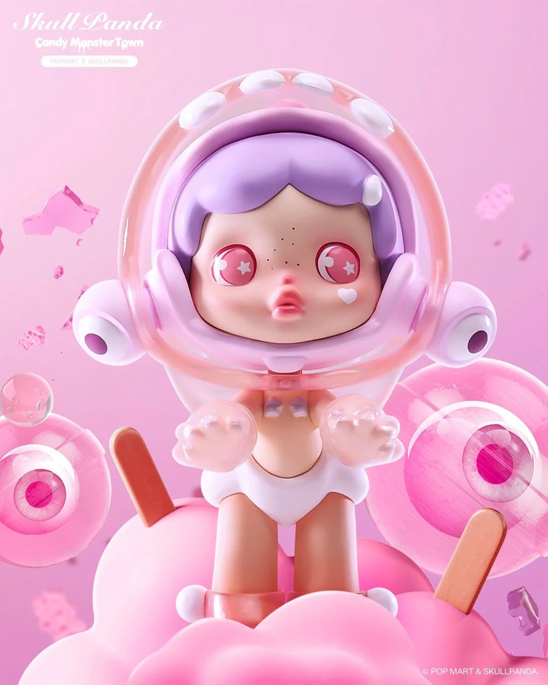 SkullPanda serie-4(Candy Monster Town)